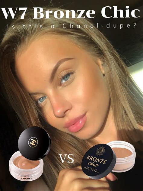 w7 bronzer dupe chanel|chanel makeup dupes.